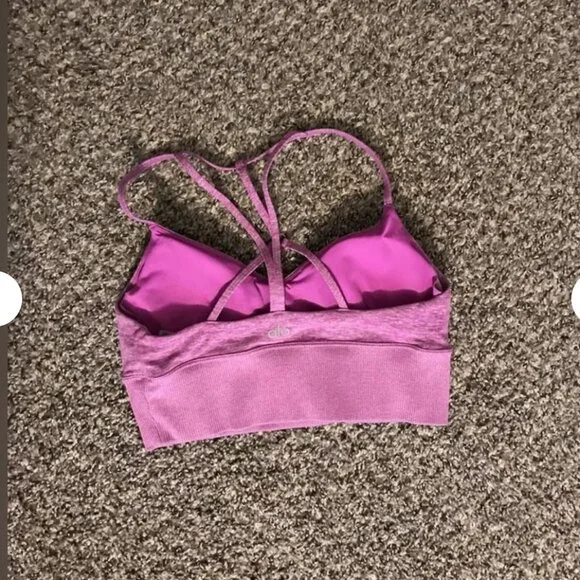 Alo Purple Sports Bra Size Small - Picture 4 of 6